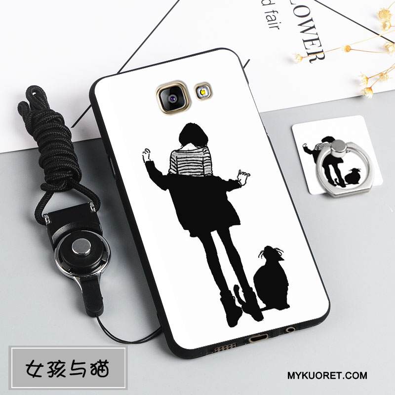 Kuori Samsung Galaxy A5 2016 Pehmeä Neste Trendi Puhelimen Kuoret, Kotelo Samsung Galaxy A5 2016 Silikoni Murtumaton Musta