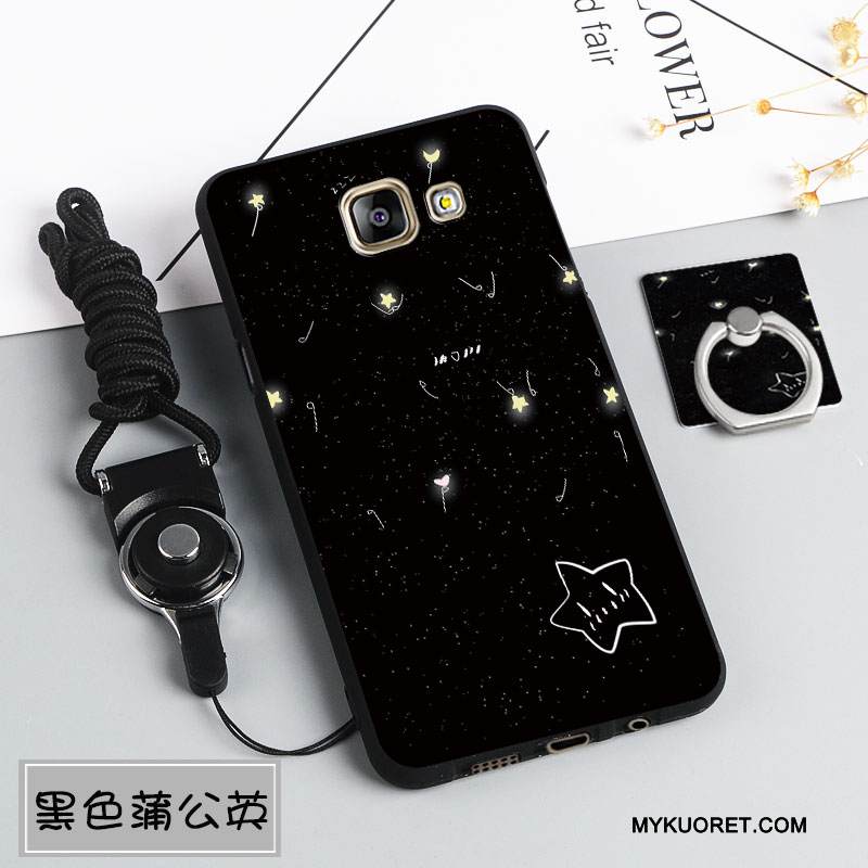 Kuori Samsung Galaxy A5 2016 Pehmeä Neste Trendi Puhelimen Kuoret, Kotelo Samsung Galaxy A5 2016 Silikoni Murtumaton Musta