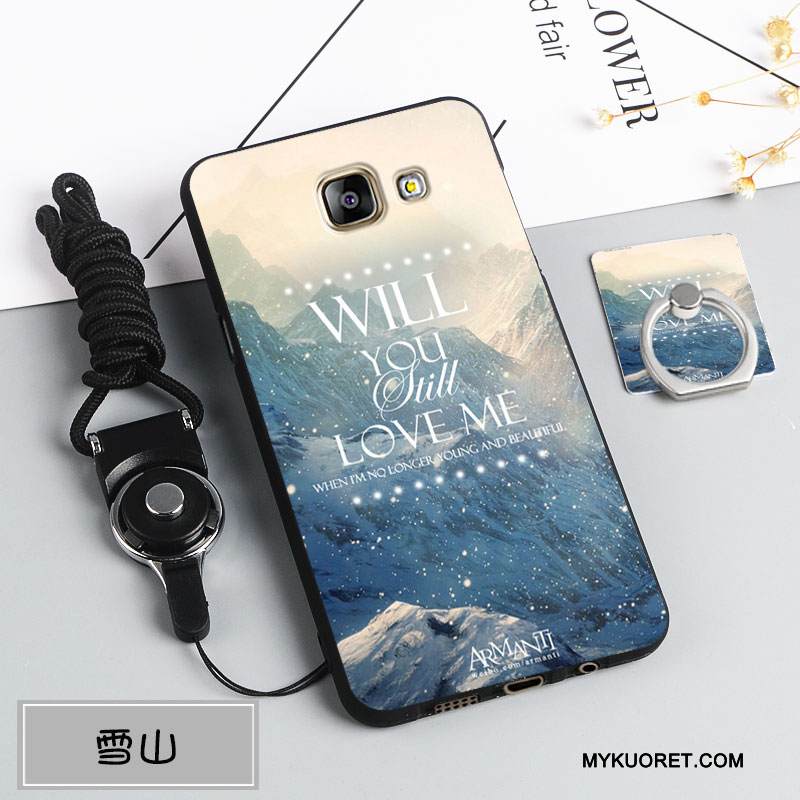 Kuori Samsung Galaxy A5 2016 Pehmeä Neste Trendi Puhelimen Kuoret, Kotelo Samsung Galaxy A5 2016 Silikoni Murtumaton Musta