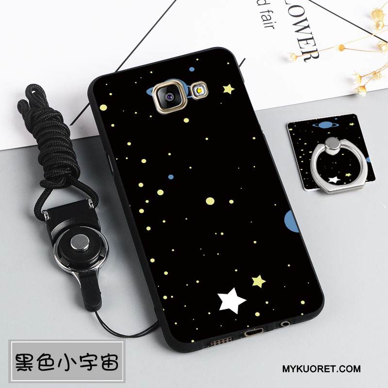 Kuori Samsung Galaxy A5 2016 Pehmeä Neste Trendi Puhelimen Kuoret, Kotelo Samsung Galaxy A5 2016 Silikoni Murtumaton Musta