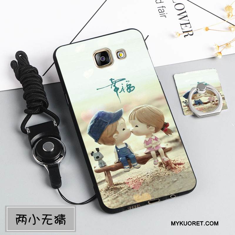 Kuori Samsung Galaxy A5 2016 Pehmeä Neste Trendi Puhelimen Kuoret, Kotelo Samsung Galaxy A5 2016 Silikoni Murtumaton Musta