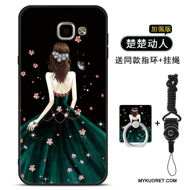 Kuori Samsung Galaxy A5 2016 Pehmeä Neste Trendi Puhelimen Kuoret, Kotelo Samsung Galaxy A5 2016 Silikoni Murtumaton Musta