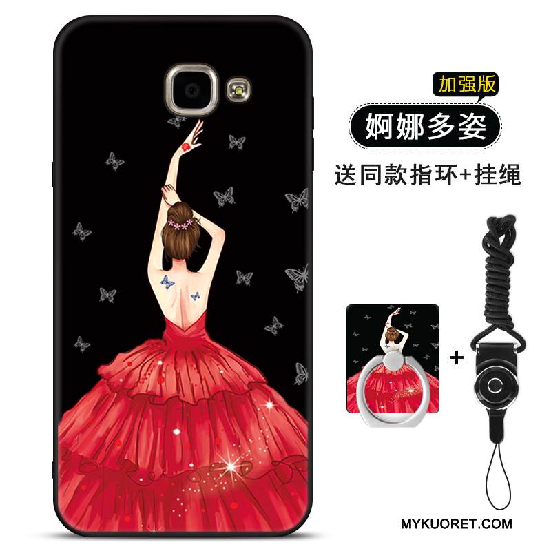 Kuori Samsung Galaxy A5 2016 Pehmeä Neste Trendi Puhelimen Kuoret, Kotelo Samsung Galaxy A5 2016 Silikoni Murtumaton Musta