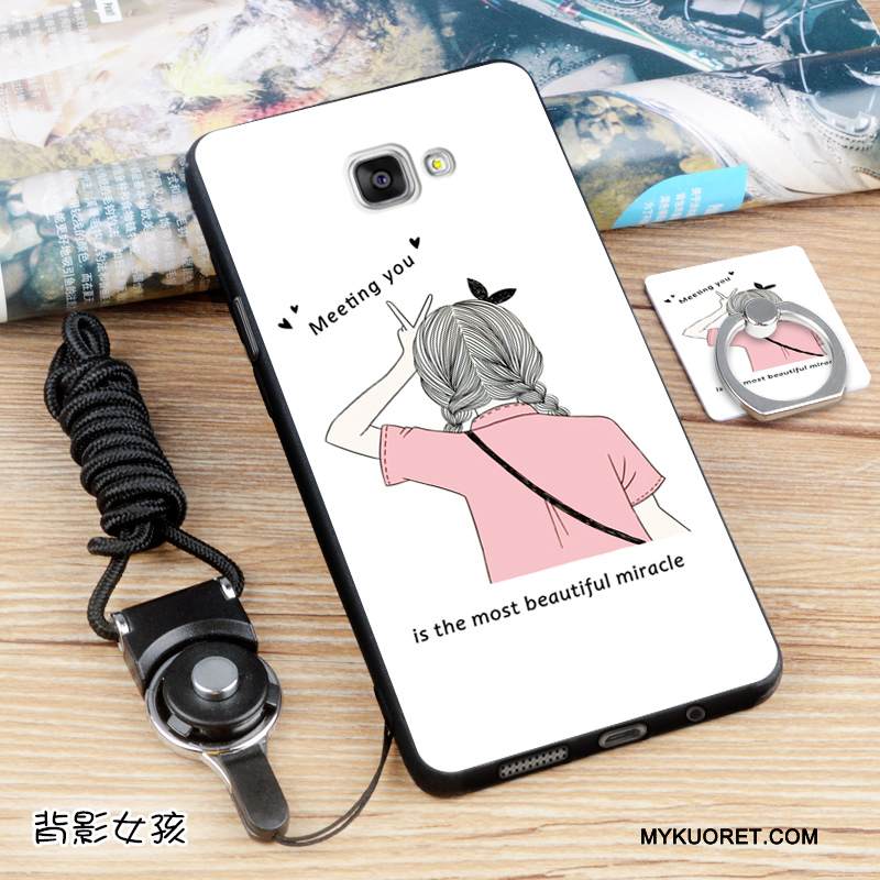 Kuori Samsung Galaxy A5 2016 Pehmeä Neste Vaalean Violetti, Kotelo Samsung Galaxy A5 2016 Silikoni Eurooppa Musta