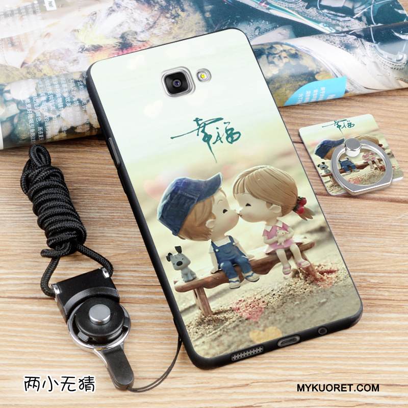 Kuori Samsung Galaxy A5 2016 Pehmeä Neste Vaalean Violetti, Kotelo Samsung Galaxy A5 2016 Silikoni Eurooppa Musta