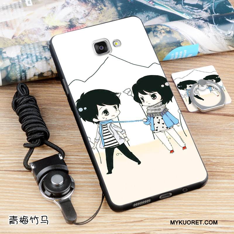 Kuori Samsung Galaxy A5 2016 Pehmeä Neste Vaalean Violetti, Kotelo Samsung Galaxy A5 2016 Silikoni Eurooppa Musta