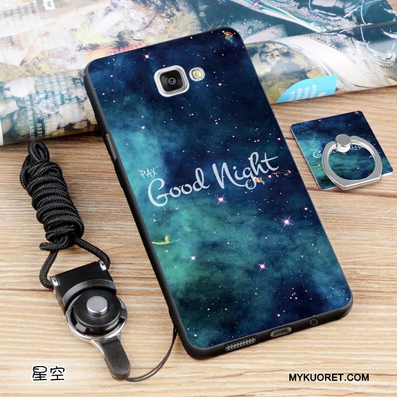 Kuori Samsung Galaxy A5 2016 Pehmeä Neste Vaalean Violetti, Kotelo Samsung Galaxy A5 2016 Silikoni Eurooppa Musta