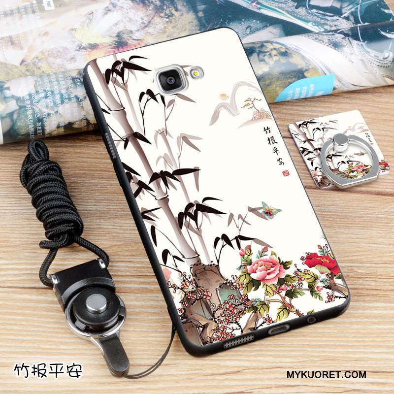 Kuori Samsung Galaxy A5 2016 Pehmeä Neste Vaalean Violetti, Kotelo Samsung Galaxy A5 2016 Silikoni Eurooppa Musta