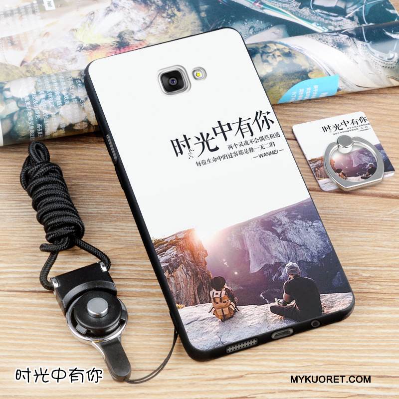 Kuori Samsung Galaxy A5 2016 Pehmeä Neste Vaalean Violetti, Kotelo Samsung Galaxy A5 2016 Silikoni Eurooppa Musta