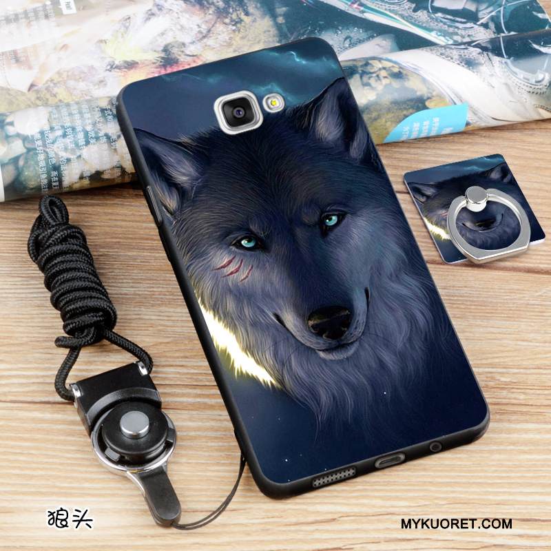 Kuori Samsung Galaxy A5 2016 Pehmeä Neste Vaalean Violetti, Kotelo Samsung Galaxy A5 2016 Silikoni Eurooppa Musta