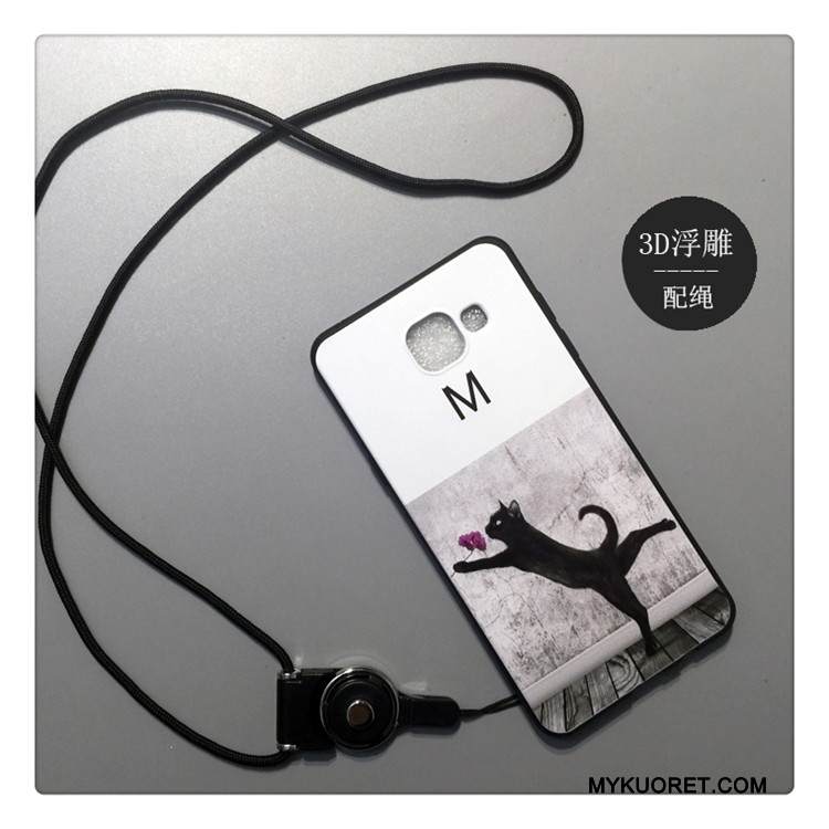 Kuori Samsung Galaxy A5 2016 Sarjakuva Vihreä Puhelimen Kuoret, Kotelo Samsung Galaxy A5 2016 Silikoni Persoonallisuus Murtumaton