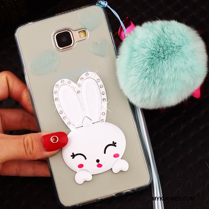 Kuori Samsung Galaxy A5 2016 Silikoni Läpinäkyvä Violetti, Kotelo Samsung Galaxy A5 2016 Pehmeä Neste