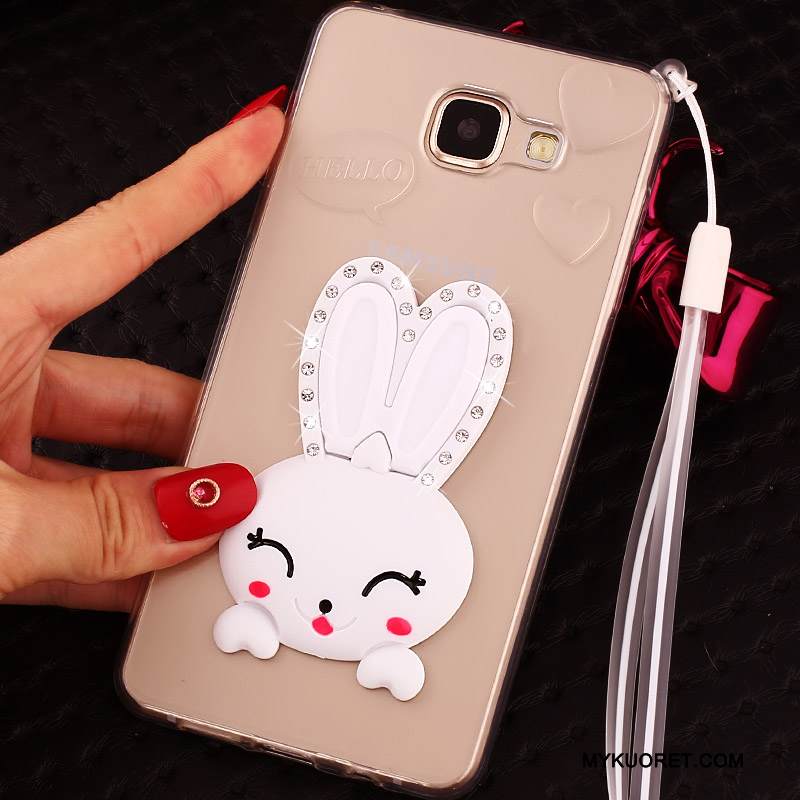 Kuori Samsung Galaxy A5 2016 Silikoni Läpinäkyvä Violetti, Kotelo Samsung Galaxy A5 2016 Pehmeä Neste