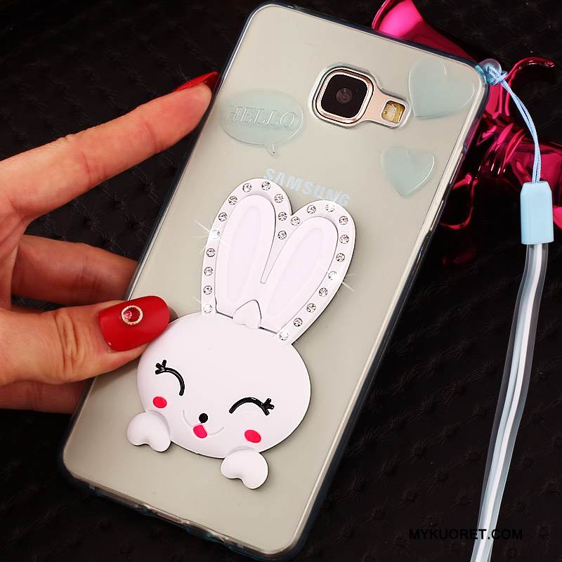 Kuori Samsung Galaxy A5 2016 Silikoni Läpinäkyvä Violetti, Kotelo Samsung Galaxy A5 2016 Pehmeä Neste