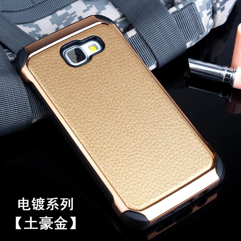 Kuori Samsung Galaxy A5 2016 Silikoni Murtumaton Naamiointi, Kotelo Samsung Galaxy A5 2016 Suojaus Punainen Puhelimen Kuoret