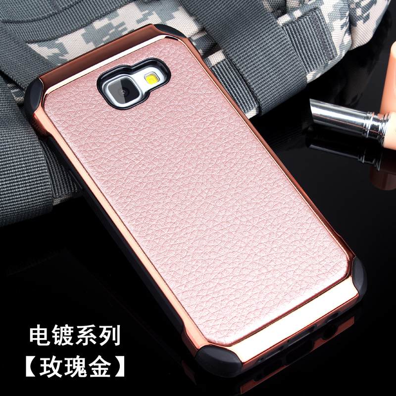 Kuori Samsung Galaxy A5 2016 Silikoni Murtumaton Naamiointi, Kotelo Samsung Galaxy A5 2016 Suojaus Punainen Puhelimen Kuoret