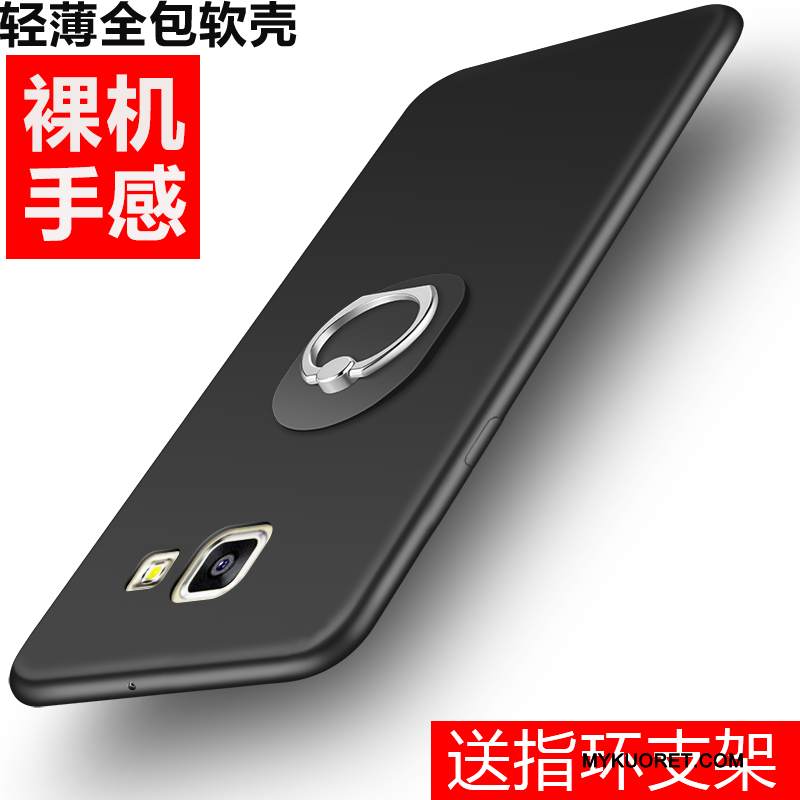 Kuori Samsung Galaxy A5 2016 Silikoni Pesty Suede Punainen, Kotelo Samsung Galaxy A5 2016 Laukut Puhelimen Kuoret