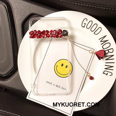 Kuori Samsung Galaxy A5 2016 Strassi Puhelimen Kuoret Fringed, Kotelo Samsung Galaxy A5 2016 Laukut Punainen Jalokivi