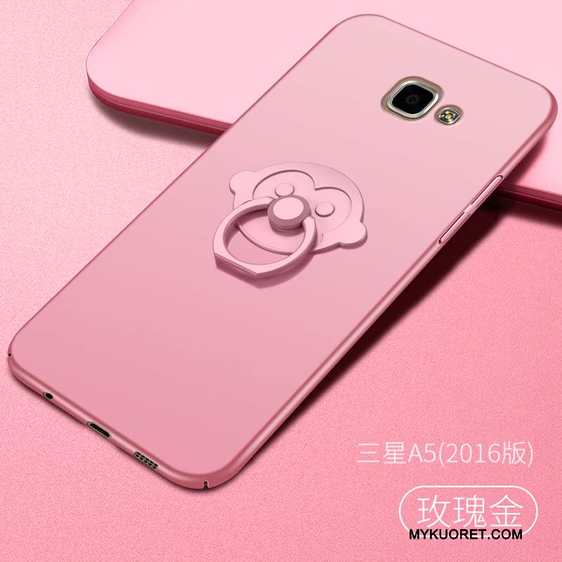 Kuori Samsung Galaxy A5 2016 Suojaus Kova Punainen, Kotelo Samsung Galaxy A5 2016 Ultra Puhelimen Kuoret