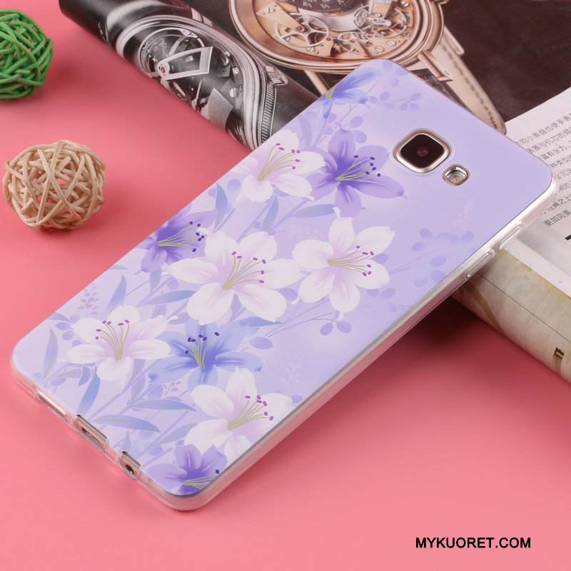 Kuori Samsung Galaxy A5 2016 Suojaus Murtumaton Puhelimen Kuoret, Kotelo Samsung Galaxy A5 2016 Pehmeä Neste Jauhe