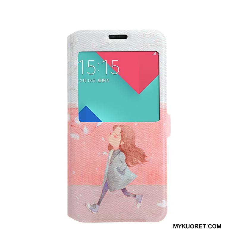 Kuori Samsung Galaxy A5 2016 Suojaus Puhelimen Kuoret Jauhe, Kotelo Samsung Galaxy A5 2016 Kuoret Avaa Ikkuna