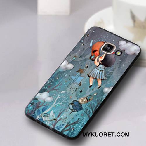 Kuori Samsung Galaxy A5 2016 Suojaus Puhelimen Kuoret Ripustettavat Koristeet, Kotelo Samsung Galaxy A5 2016 Laukut Vaaleansininen Murtumaton