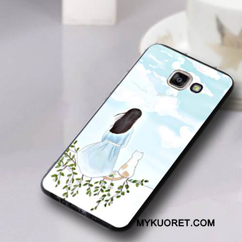 Kuori Samsung Galaxy A5 2016 Suojaus Puhelimen Kuoret Ripustettavat Koristeet, Kotelo Samsung Galaxy A5 2016 Laukut Vaaleansininen Murtumaton