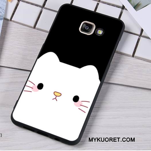 Kuori Samsung Galaxy A5 2016 Suojaus Ripustettavat Koristeet Vaalean, Kotelo Samsung Galaxy A5 2016 Pehmeä Neste Valkoinen Pesty Suede