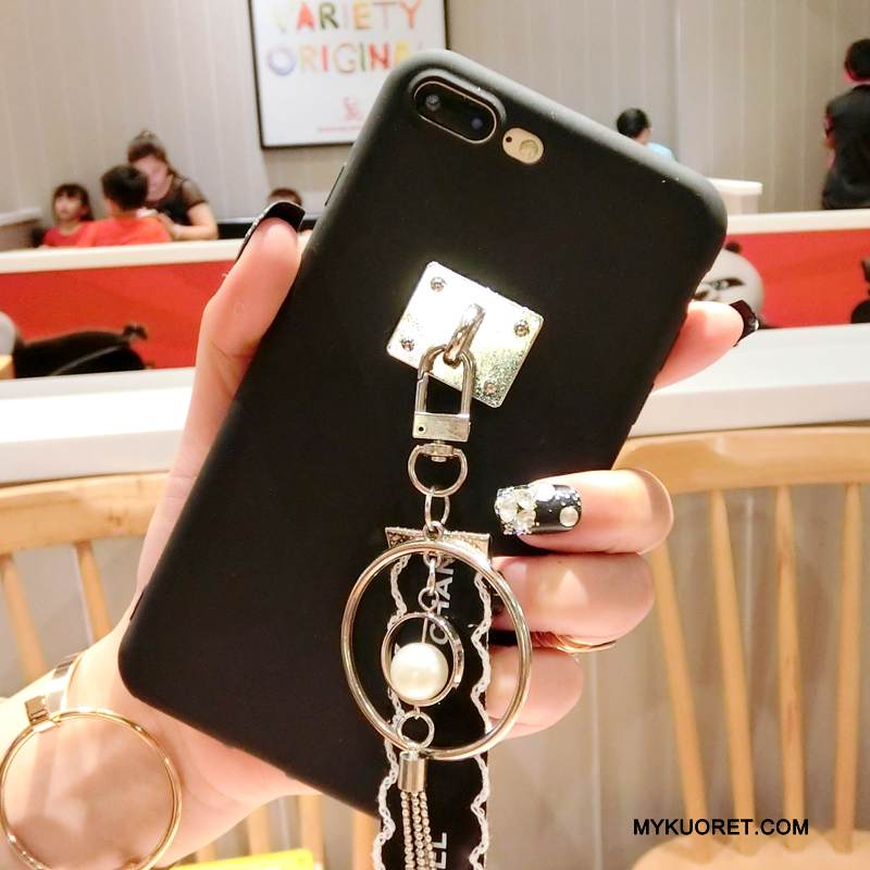 Kuori Samsung Galaxy A5 2016 Ylellisyys Puhelimen Kuoret Murtumaton, Kotelo Samsung Galaxy A5 2016 Silikoni Musta Ripustettavat Koristeet