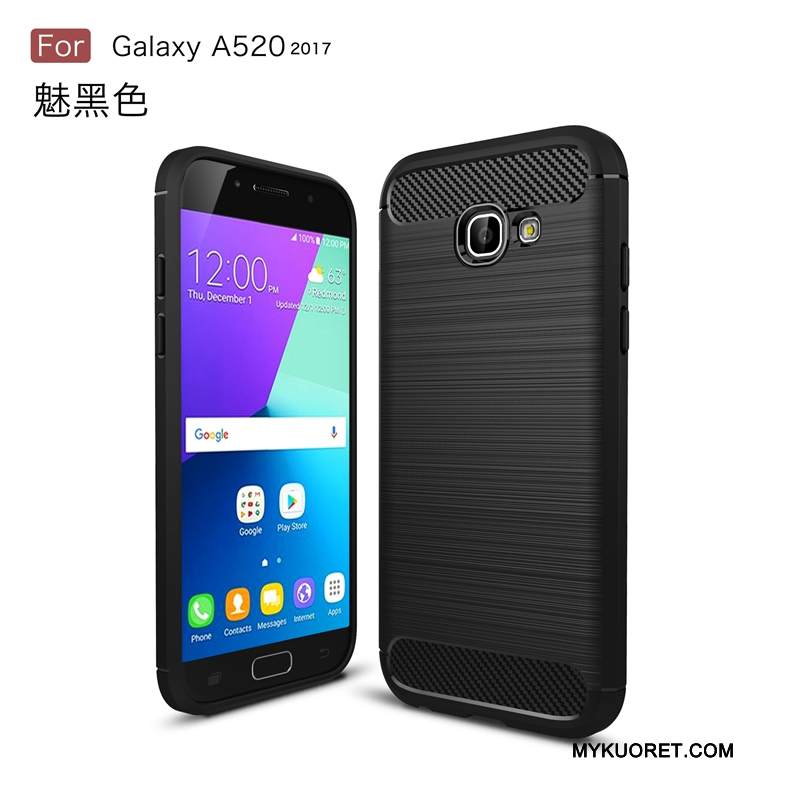 Kuori Samsung Galaxy A5 2017 Pehmeä Neste Johdin Puhelimen Kuoret, Kotelo Samsung Galaxy A5 2017 Suojaus Kukkakuvio Murtumaton