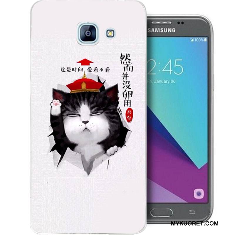 Kuori Samsung Galaxy A5 2017 Pehmeä Neste Sininen Puhelimen Kuoret, Kotelo Samsung Galaxy A5 2017 Sarjakuva Murtumaton