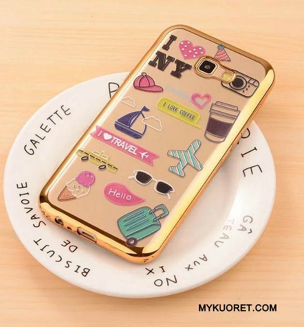 Kuori Samsung Galaxy A5 2017 Sarjakuva Pinnoitus Puhelimen Kuoret, Kotelo Samsung Galaxy A5 2017 Silikoni Jauhe Murtumaton