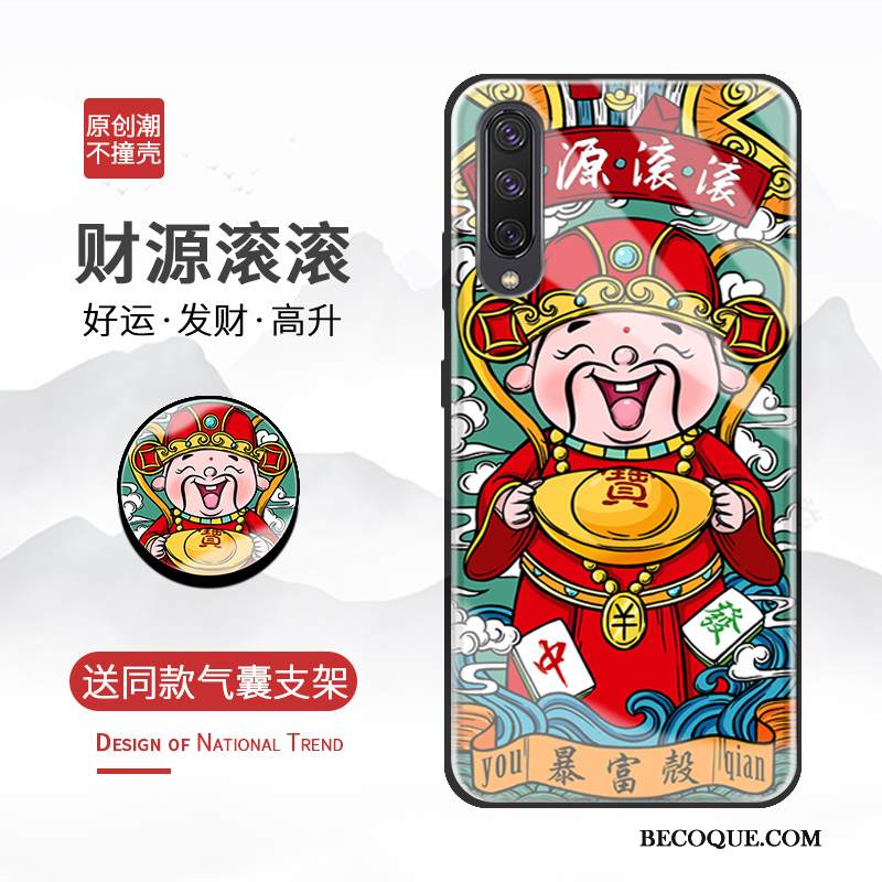 Kuori Samsung Galaxy A50 Laukut Kiinalainen Tyyli Ihana, Kotelo Samsung Galaxy A50 Luova Peili Puhelimen Kuoret