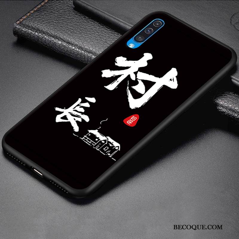 Kuori Samsung Galaxy A50 Laukut Murtumaton Pesty Suede, Kotelo Samsung Galaxy A50 Suojaus Puhelimen Kuoret Yksinkertainen