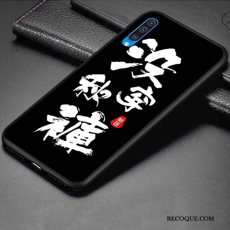 Kuori Samsung Galaxy A50 Laukut Murtumaton Pesty Suede, Kotelo Samsung Galaxy A50 Suojaus Puhelimen Kuoret Yksinkertainen