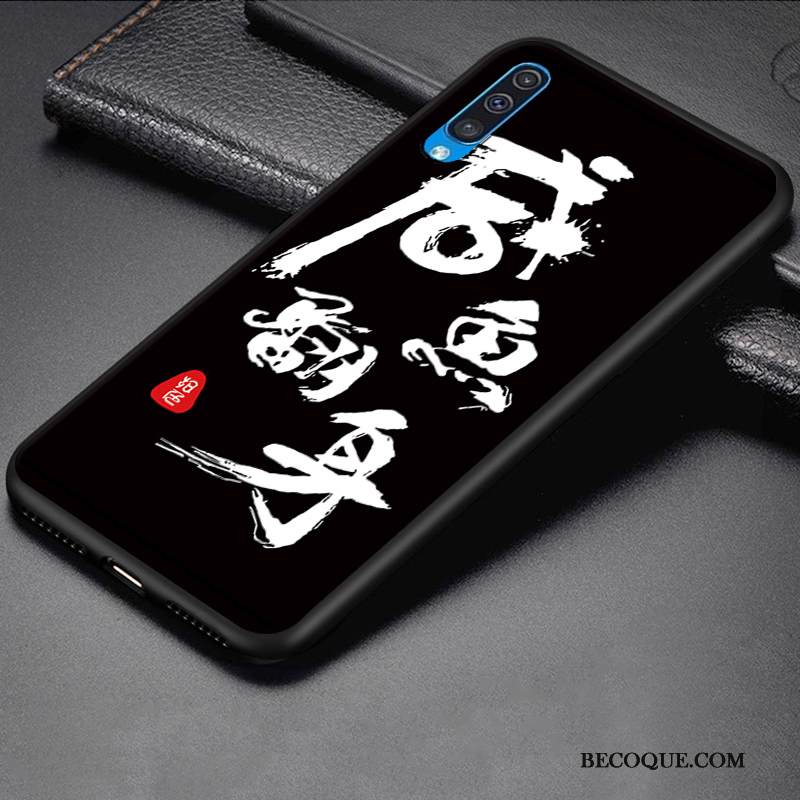 Kuori Samsung Galaxy A50 Laukut Murtumaton Pesty Suede, Kotelo Samsung Galaxy A50 Suojaus Puhelimen Kuoret Yksinkertainen