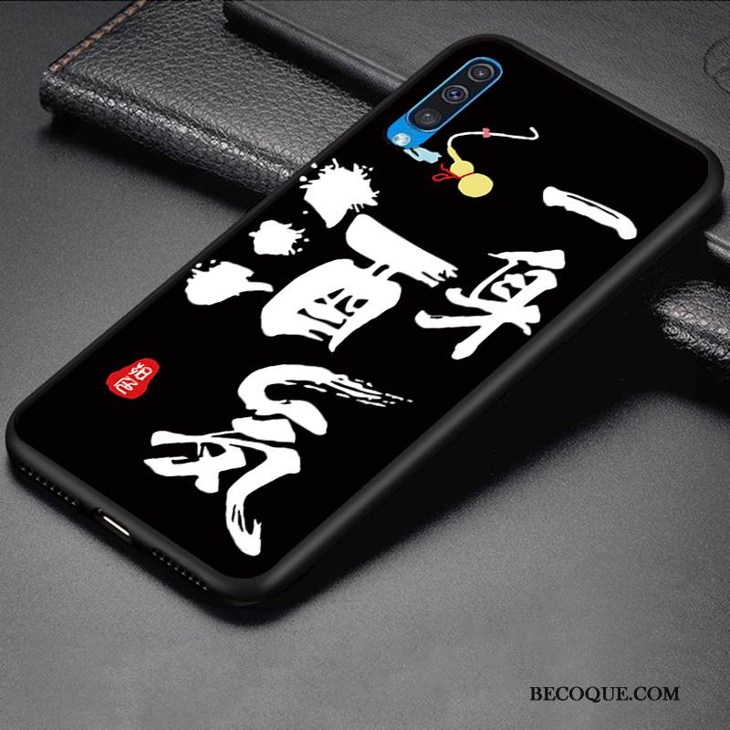 Kuori Samsung Galaxy A50 Laukut Murtumaton Pesty Suede, Kotelo Samsung Galaxy A50 Suojaus Puhelimen Kuoret Yksinkertainen