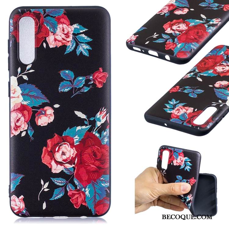 Kuori Samsung Galaxy A50 Laukut Murtumaton Puhelimen Kuoret, Kotelo Samsung Galaxy A50 Silikoni Sininen