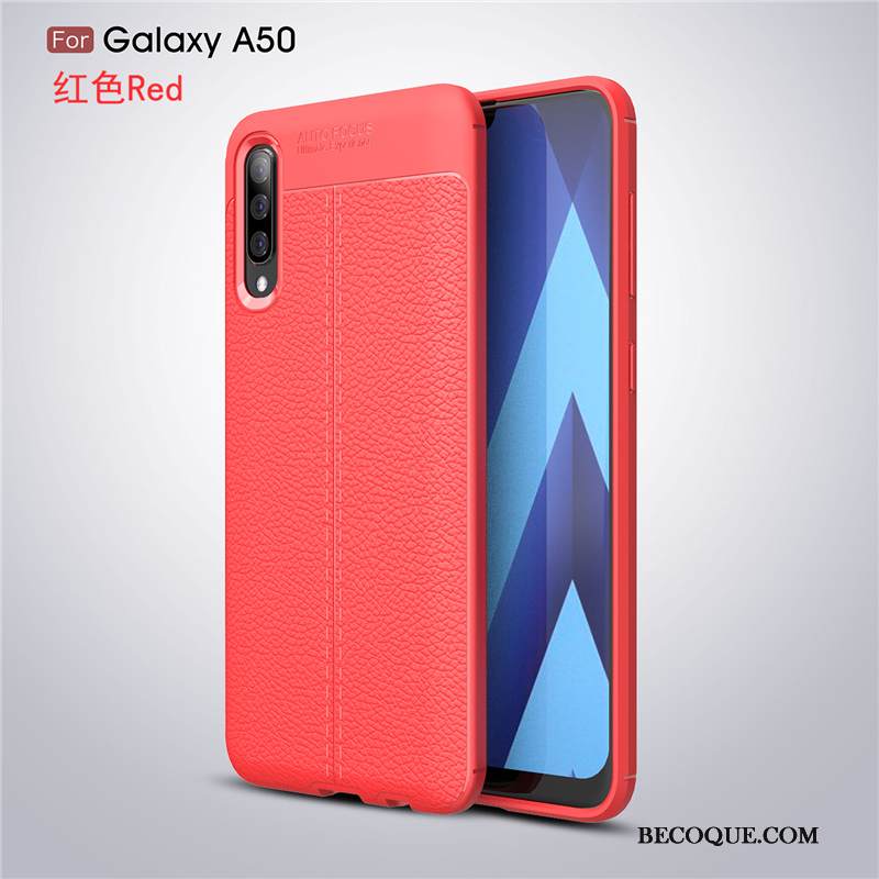 Kuori Samsung Galaxy A50 Laukut Musta Persoonallisuus, Kotelo Samsung Galaxy A50 Tila Kukkakuvio Liiketoiminta