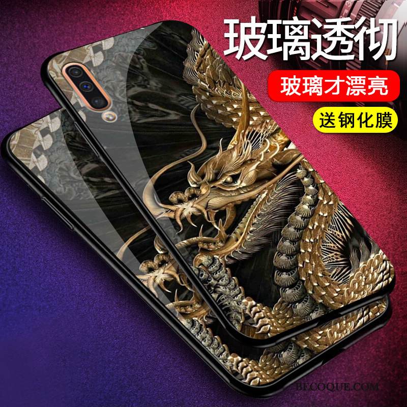 Kuori Samsung Galaxy A50 Luova Persoonallisuus Sininen, Kotelo Samsung Galaxy A50 Laukut Puhelimen Kuoret Trendi