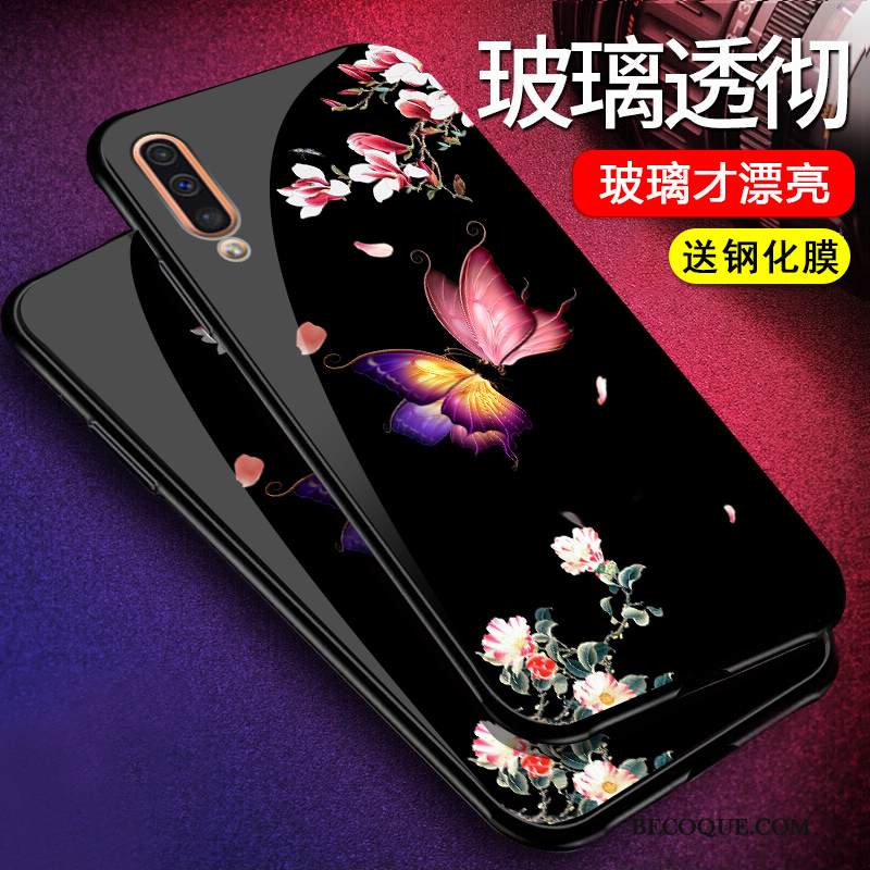 Kuori Samsung Galaxy A50 Luova Persoonallisuus Sininen, Kotelo Samsung Galaxy A50 Laukut Puhelimen Kuoret Trendi