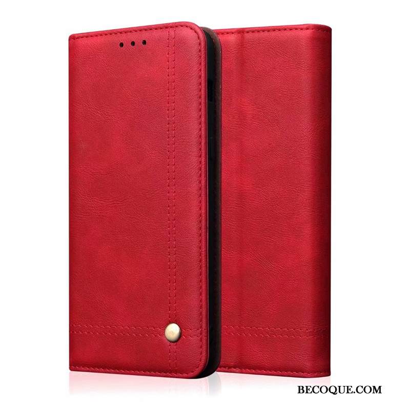 Kuori Samsung Galaxy A50 Nahka Murtumaton Musta, Kotelo Samsung Galaxy A50 Salkku Puhelimen Kuoret Kortti