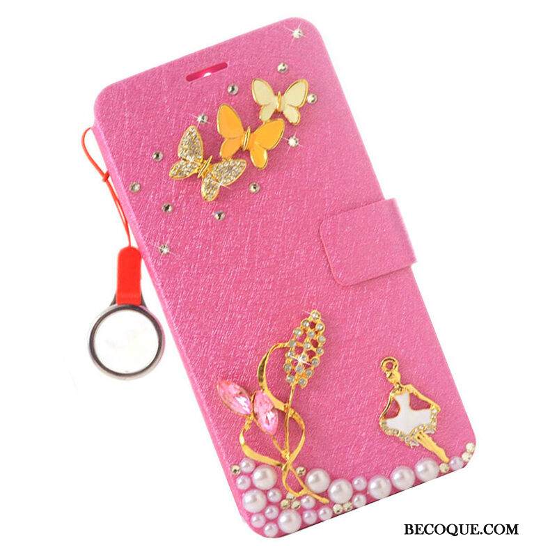 Kuori Samsung Galaxy A50 Nahka Puhelimen Kuoret Punainen, Kotelo Samsung Galaxy A50 Silkki Kukkakuvio Murtumaton