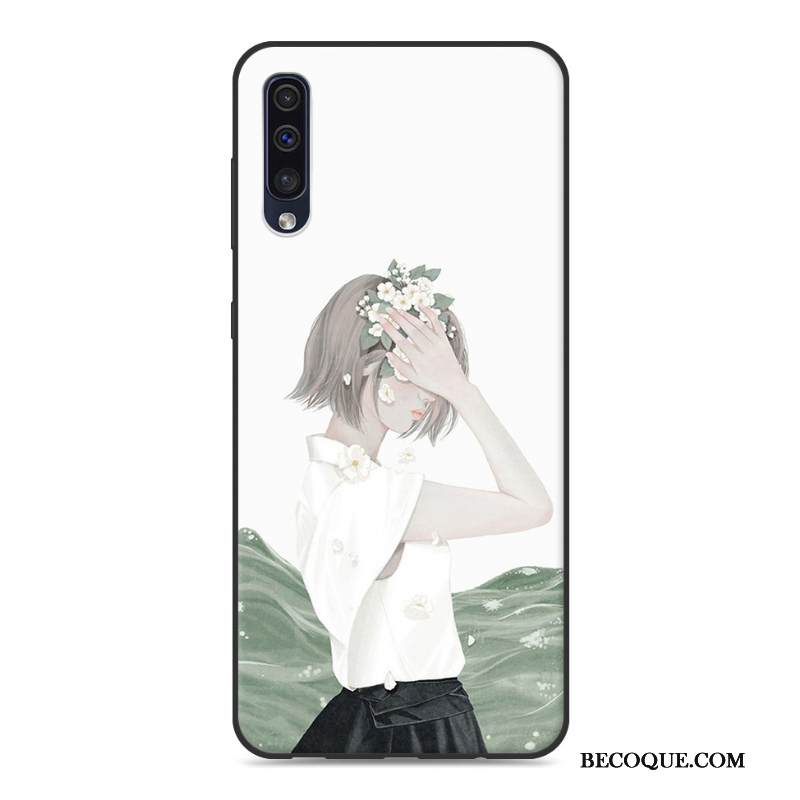 Kuori Samsung Galaxy A50 Pehmeä Neste Murtumaton Trendi, Kotelo Samsung Galaxy A50 Luova Uusi Pieni