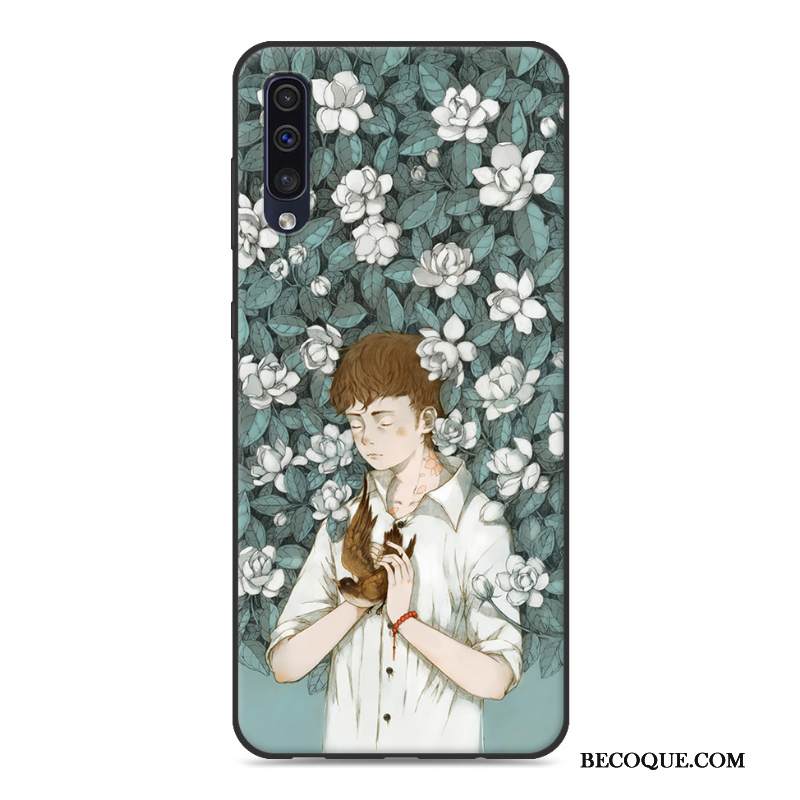 Kuori Samsung Galaxy A50 Pehmeä Neste Murtumaton Trendi, Kotelo Samsung Galaxy A50 Luova Uusi Pieni