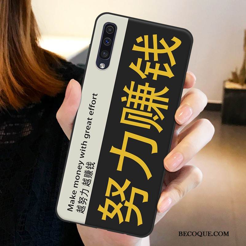 Kuori Samsung Galaxy A50 Pehmeä Neste Net Red Keltainen, Kotelo Samsung Galaxy A50 Luova Persoonallisuus Puhelimen Kuoret