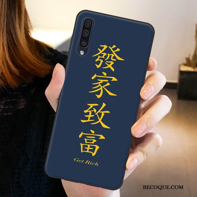 Kuori Samsung Galaxy A50 Pehmeä Neste Net Red Keltainen, Kotelo Samsung Galaxy A50 Luova Persoonallisuus Puhelimen Kuoret