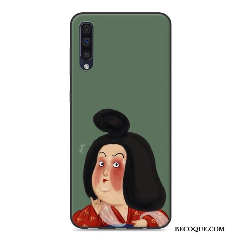 Kuori Samsung Galaxy A50 Pehmeä Neste Rakastunut Persoonallisuus, Kotelo Samsung Galaxy A50 Puhelimen Kuoret Keltainen