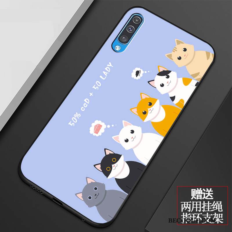 Kuori Samsung Galaxy A50 Sarjakuva Net Red Murtumaton, Kotelo Samsung Galaxy A50 Pehmeä Neste Ihana Puhelimen Kuoret