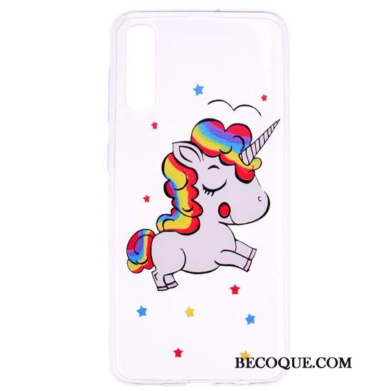 Kuori Samsung Galaxy A50 Sarjakuva Ultra Jauhe, Kotelo Samsung Galaxy A50 Pehmeä Neste Läpinäkyvä Ohut